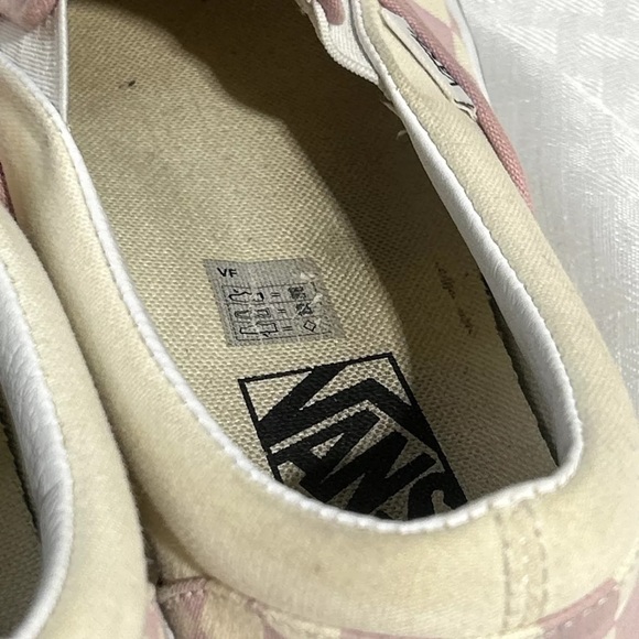 Vans Off The Wall Checkered Slip-On size 5.5 Men/ 7 Women Light Blue And White. - Picture 7 of 15